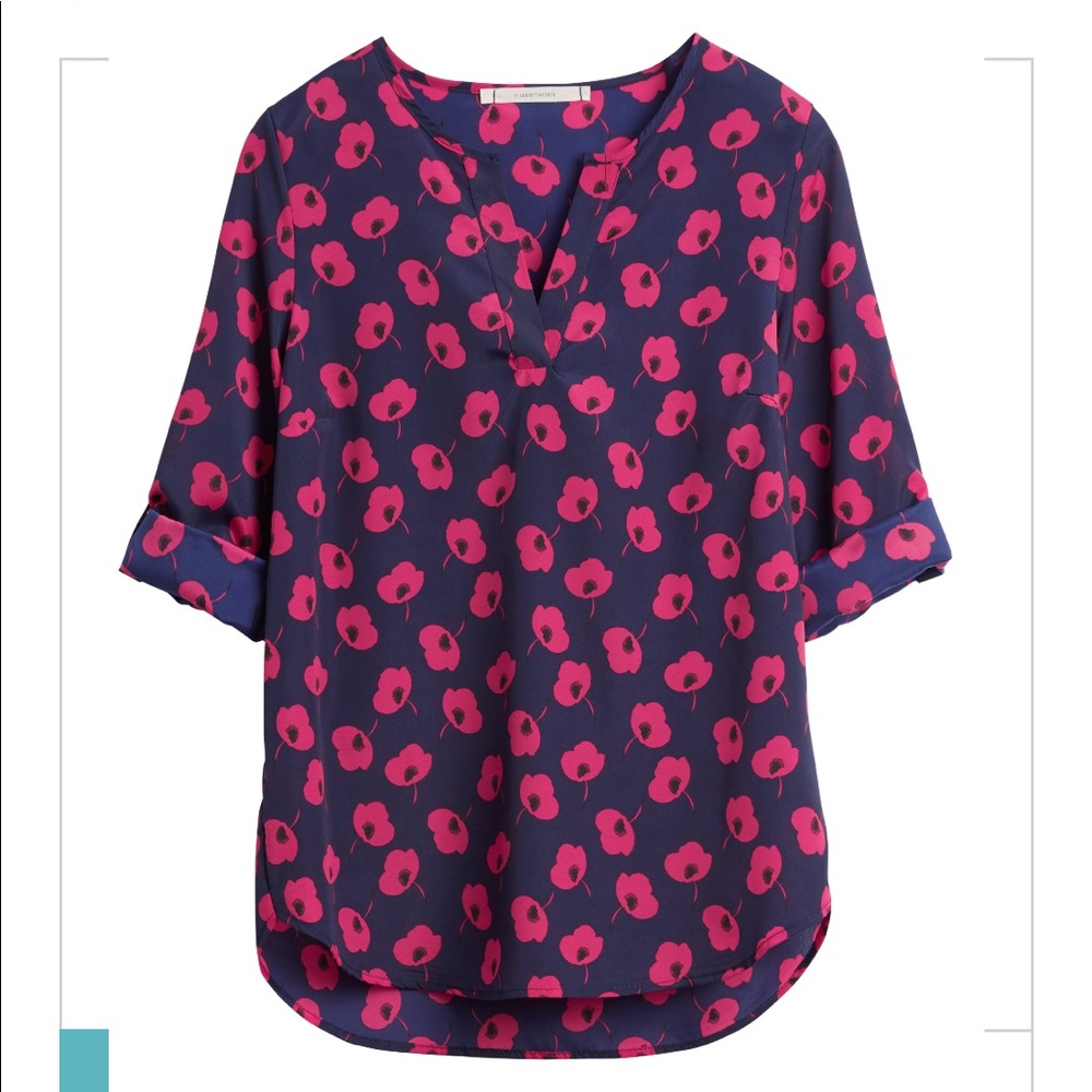 41 Hawthorne Ivy Texture Blouse